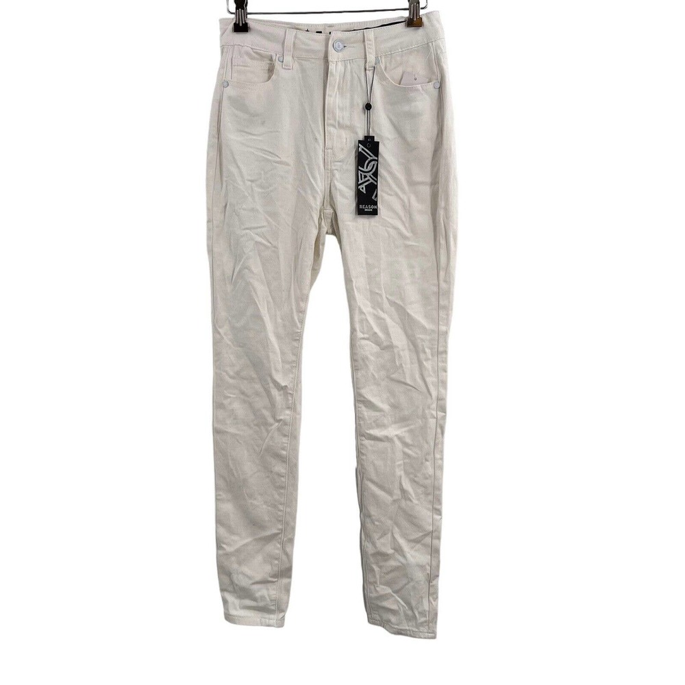 Reason Womens Chloe White Slim Jeans Size 5‎ New